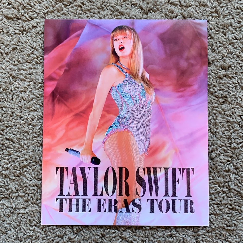 taylor swift the eras tour official mini poster